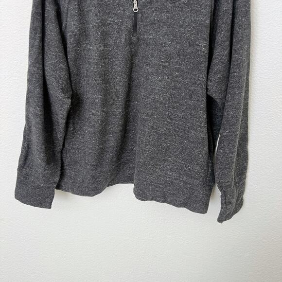[Nike] Charcoal Heathered Gray Therma-FIT 1/2 Zip Pullover Training Top Sz Large - Picture 5 of 12